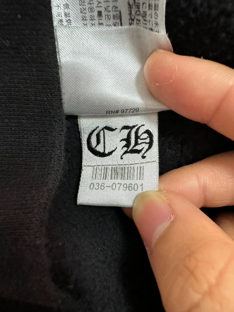 Chrome Hearts Black Sweatshirt with Graphic Design