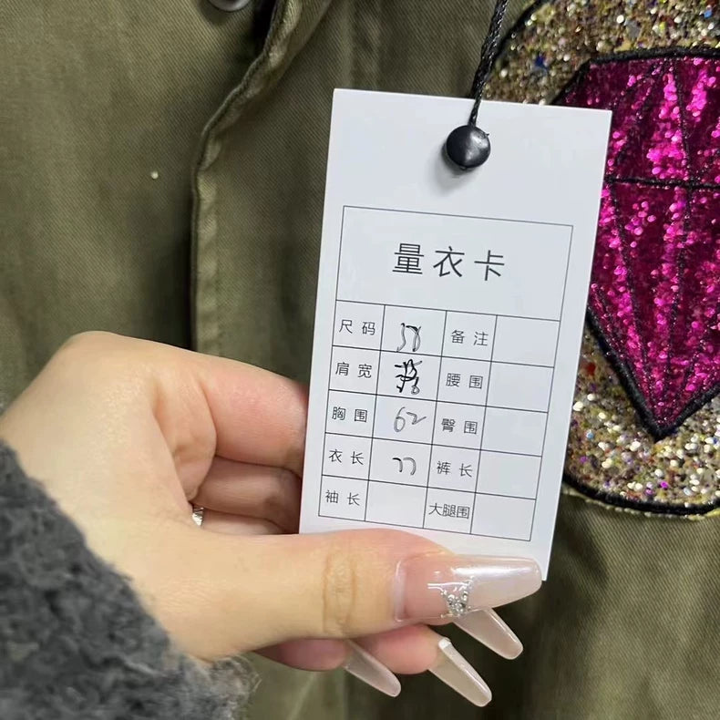 Saint Laurent Olive Green Hooded Parka Jacket