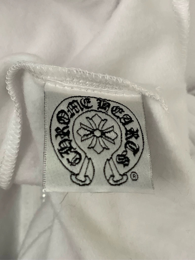 Chrome Hearts White Hoodie with Graphics