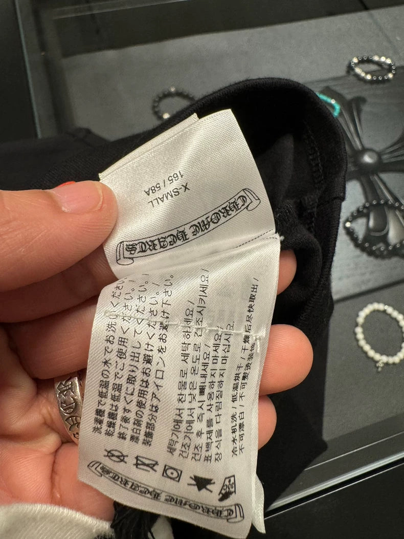 Chrome Hearts Black Red Flame Riding Top-yf