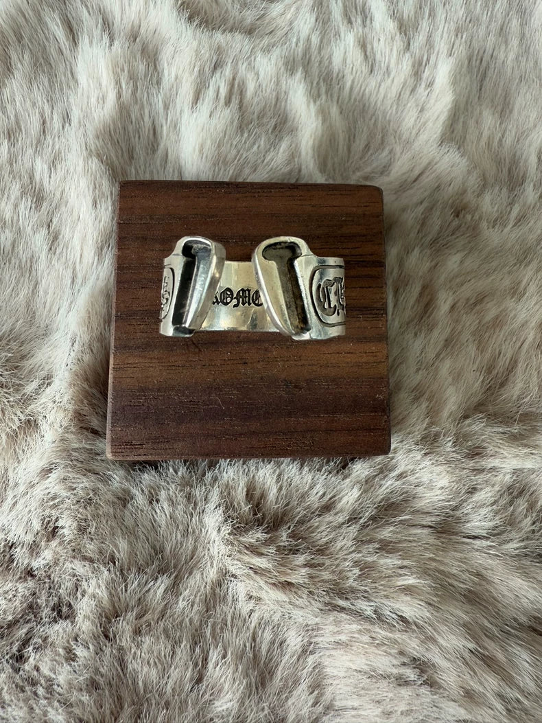 Chrome Hearts Scroll Ring Size US6