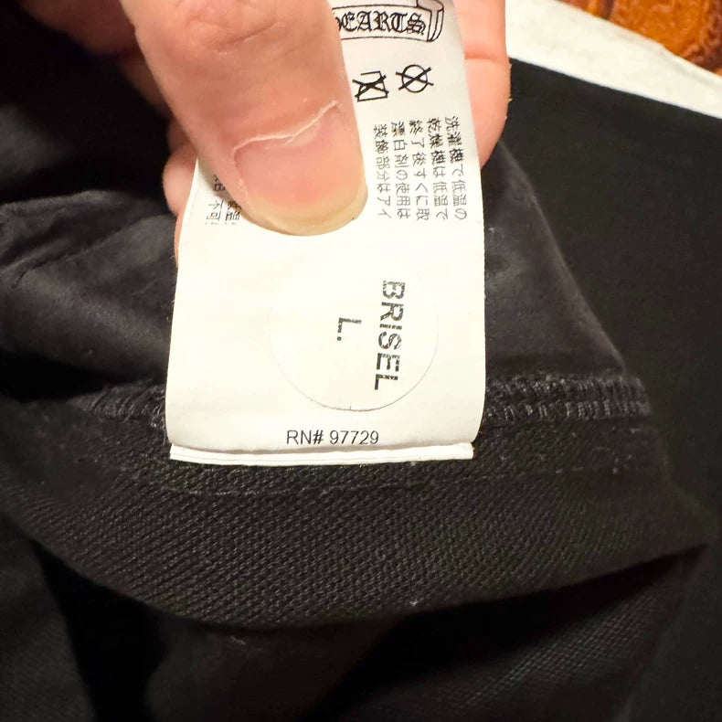 Chrome Hearts Black Rivet Cargo Pants