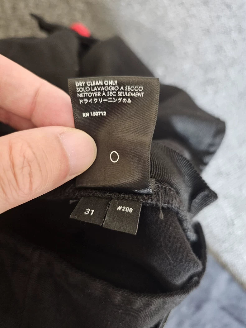 Amiri Black Jeans with Red Stripes-yf