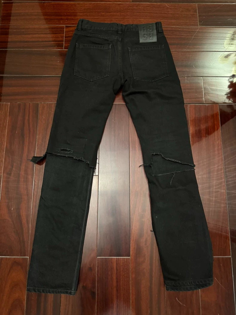 Raf Simons Destroyed Denim Pants