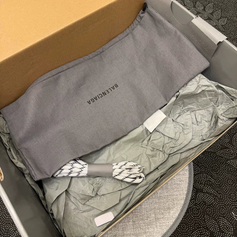 Balenciaga Triple Sneakers in Purple Yellow White