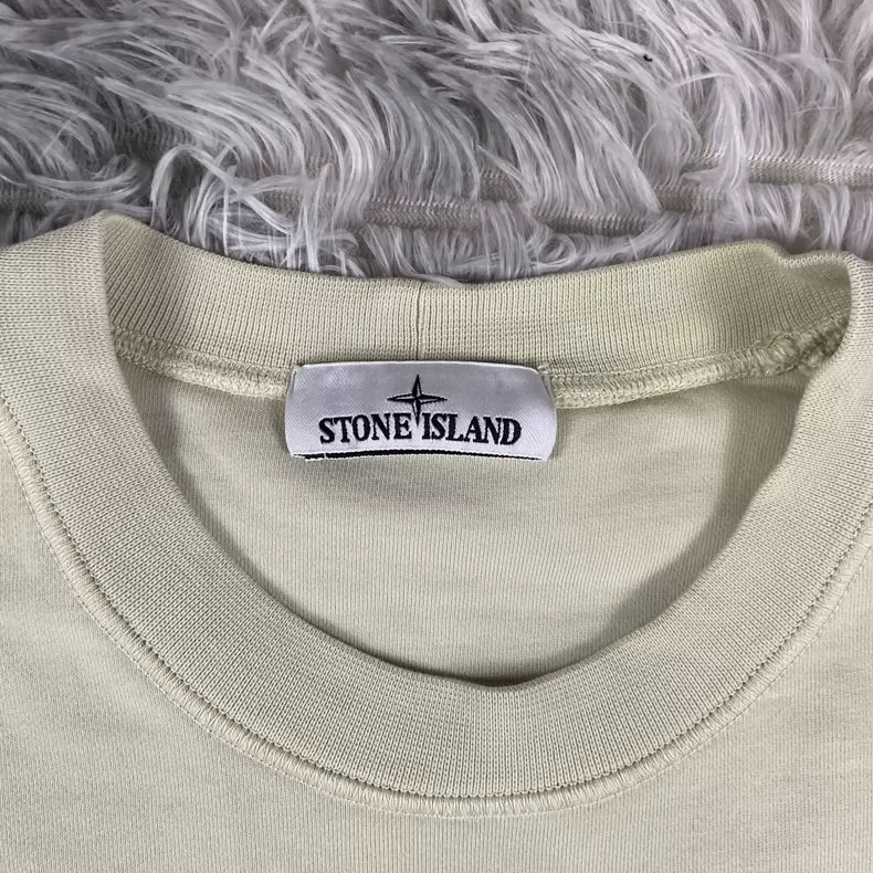 Stone Island Yellow Basic Sweatshirt XL