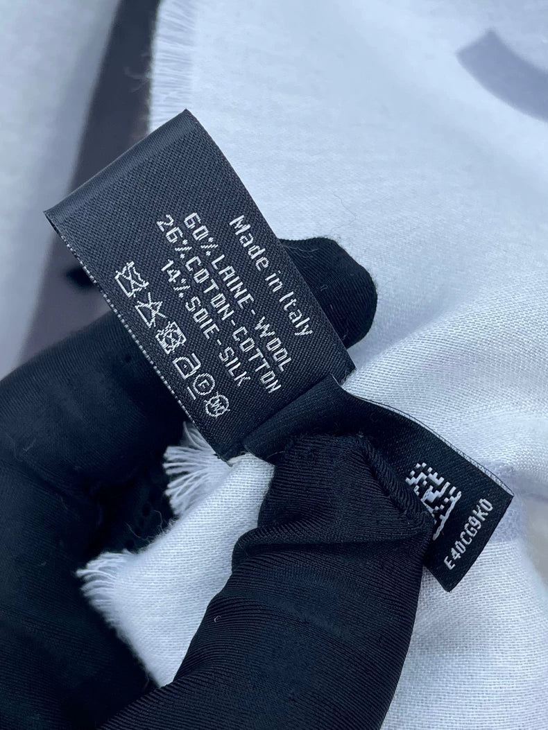 Chanel Gradient Logo Scarf in Three Colors