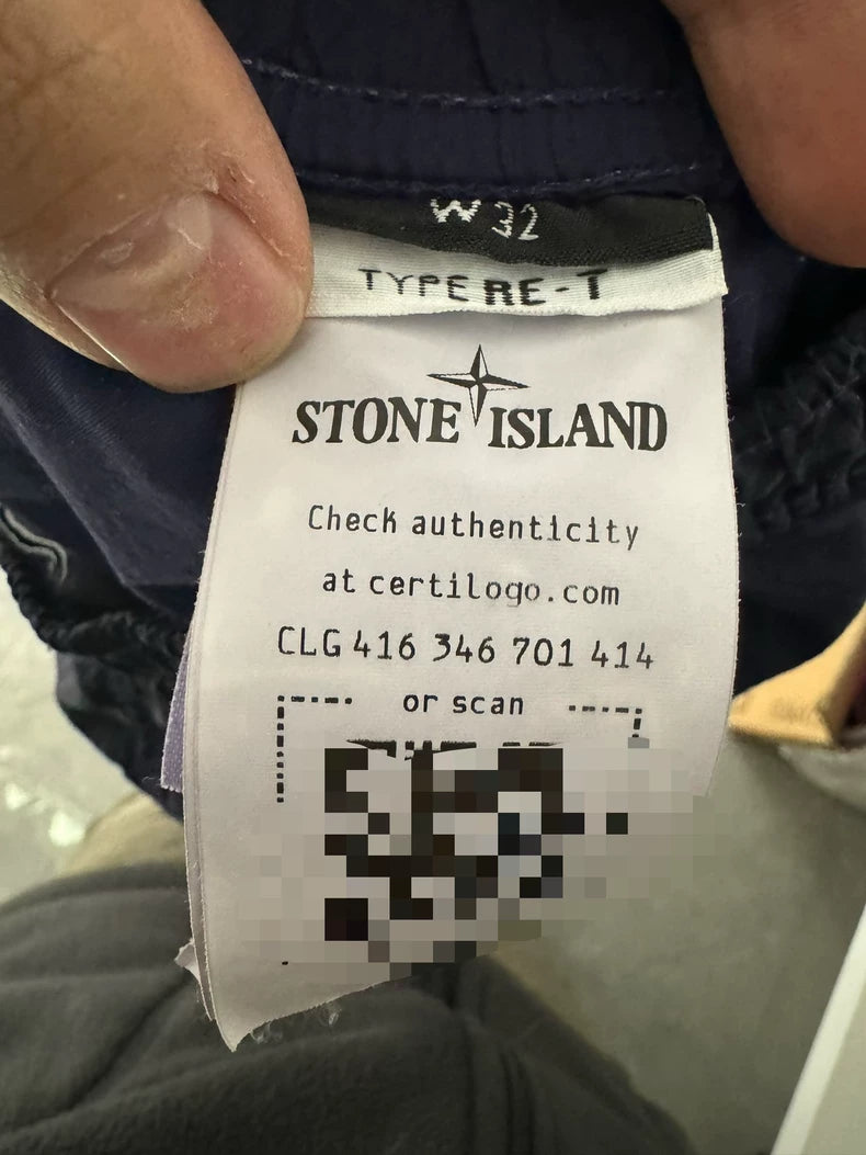 Stone Island Metal Nylon Cargo Pants