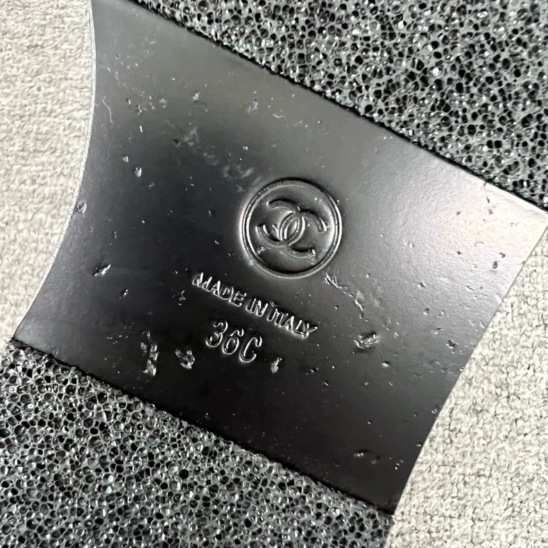 Chanel Thick-Soled Short Boots 36 Size