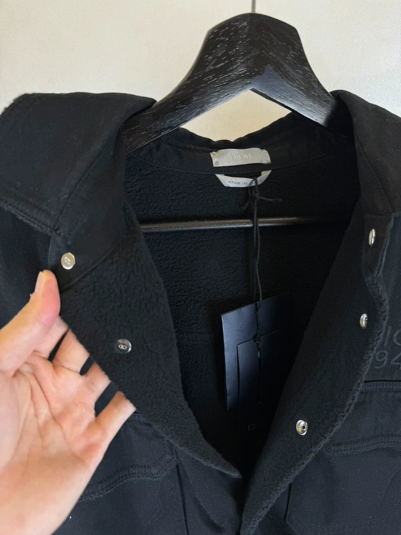 Dior Logo Embroidered Wool Jacket