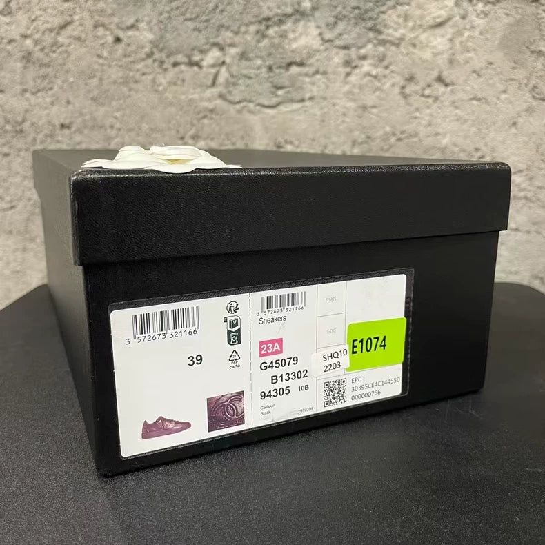 Chanel Black Sneaker Size 39