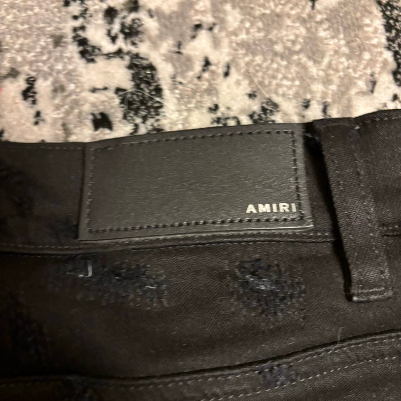 Amiri Early Patchwork Denim Pants Size 34