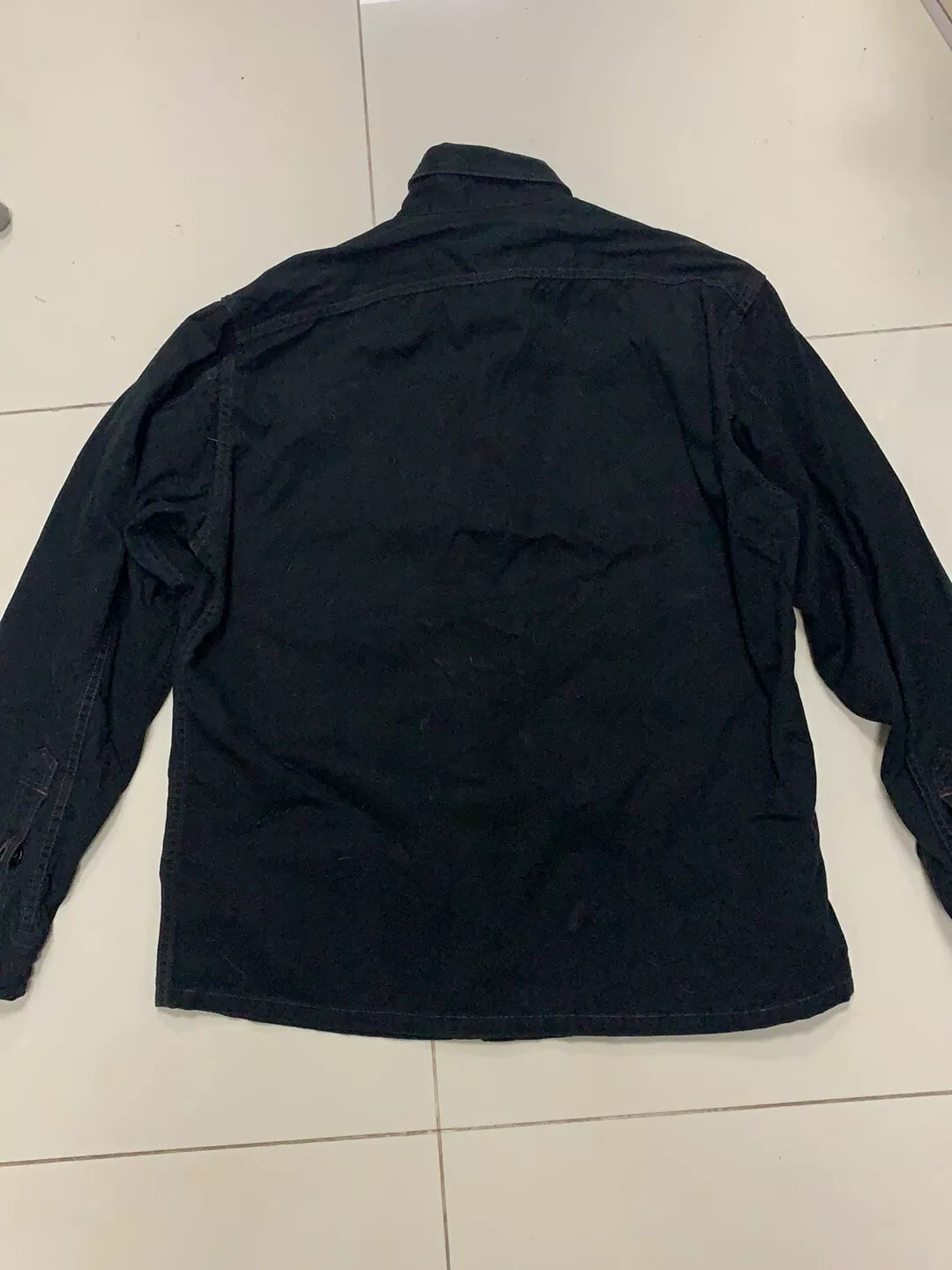 Freewheelers Black CPO Shirt Size 16