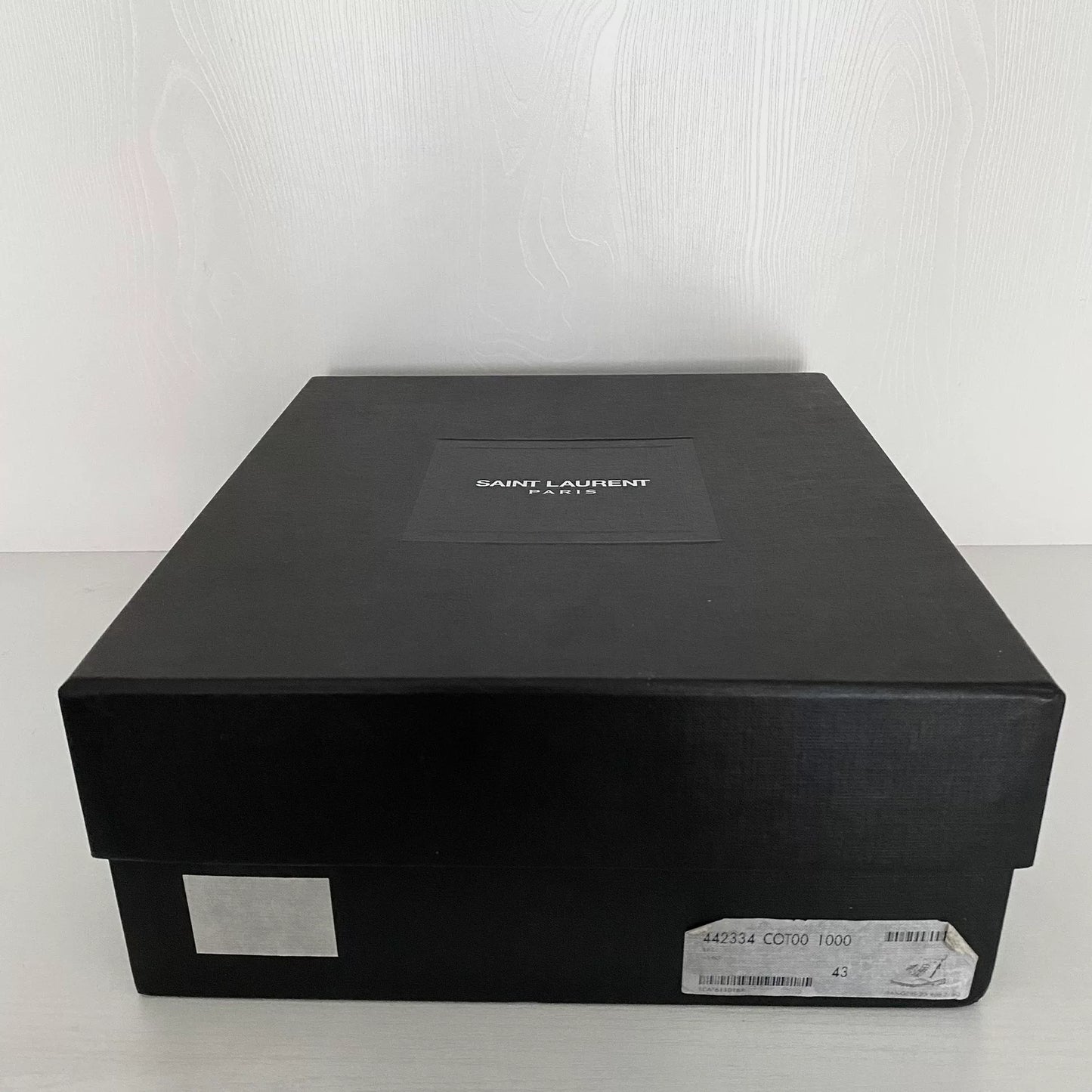 saint laurent black military zip boots