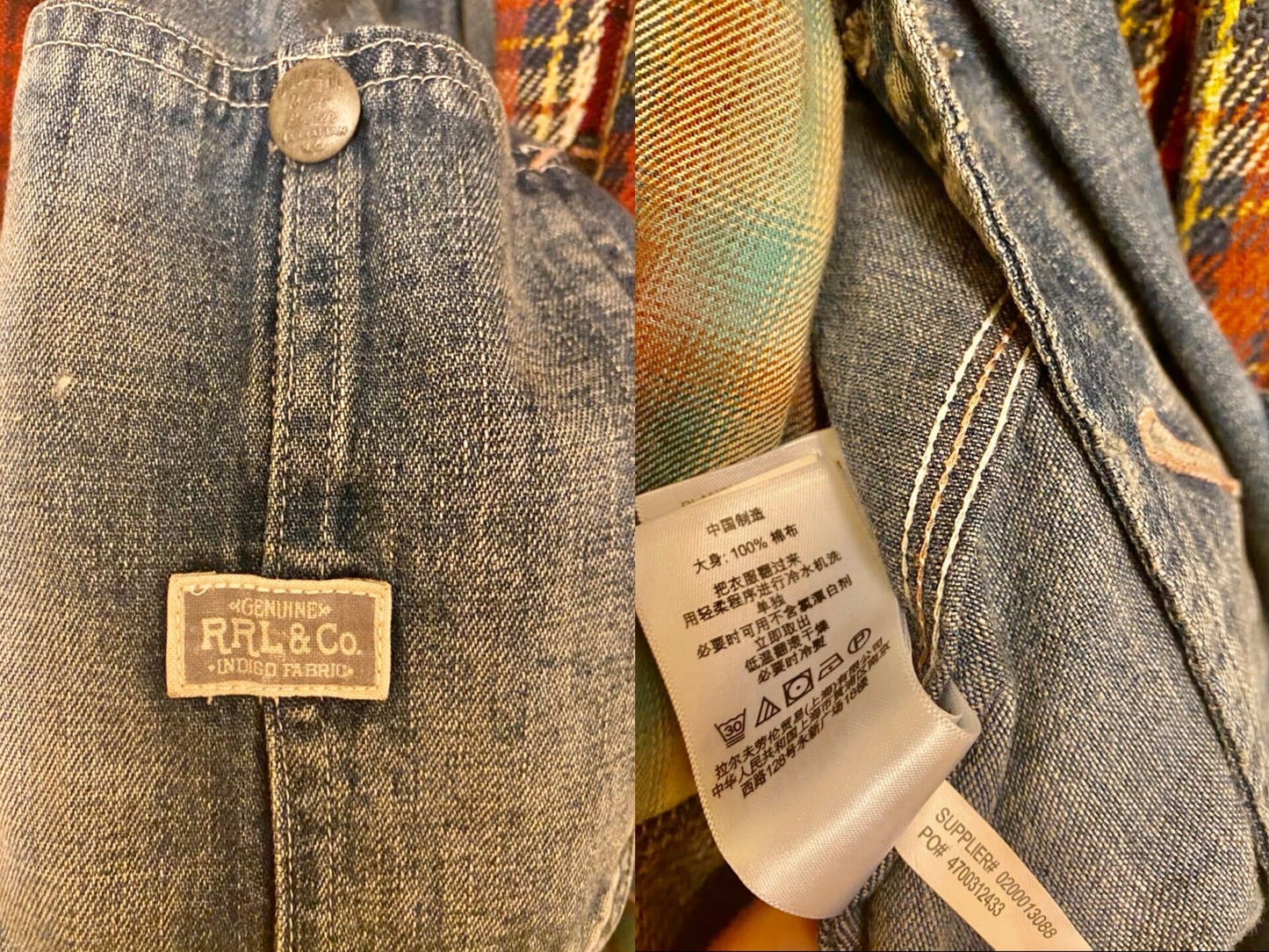 1940s Double RL RRL Denim Jacket