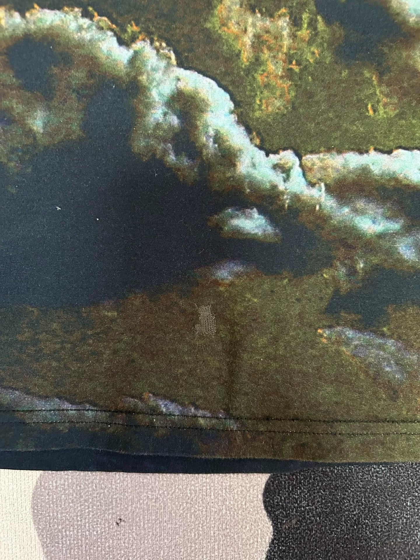 Givenchy Green Airplane Short Sleeve T-shirt