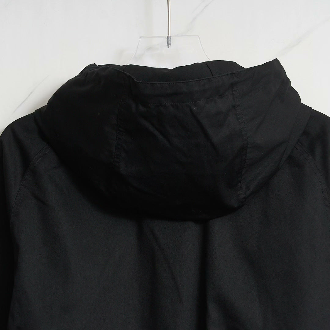 Saint Laurent Men's Hooded Double-Zip Jacket