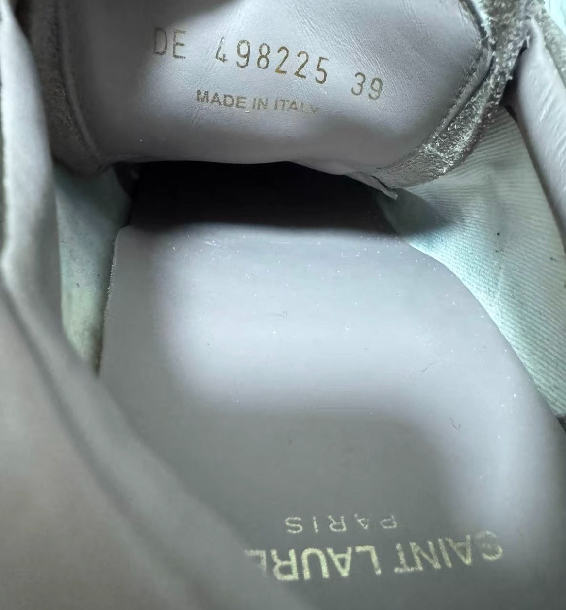 Saint Laurent Suede Court Classic Sneakers