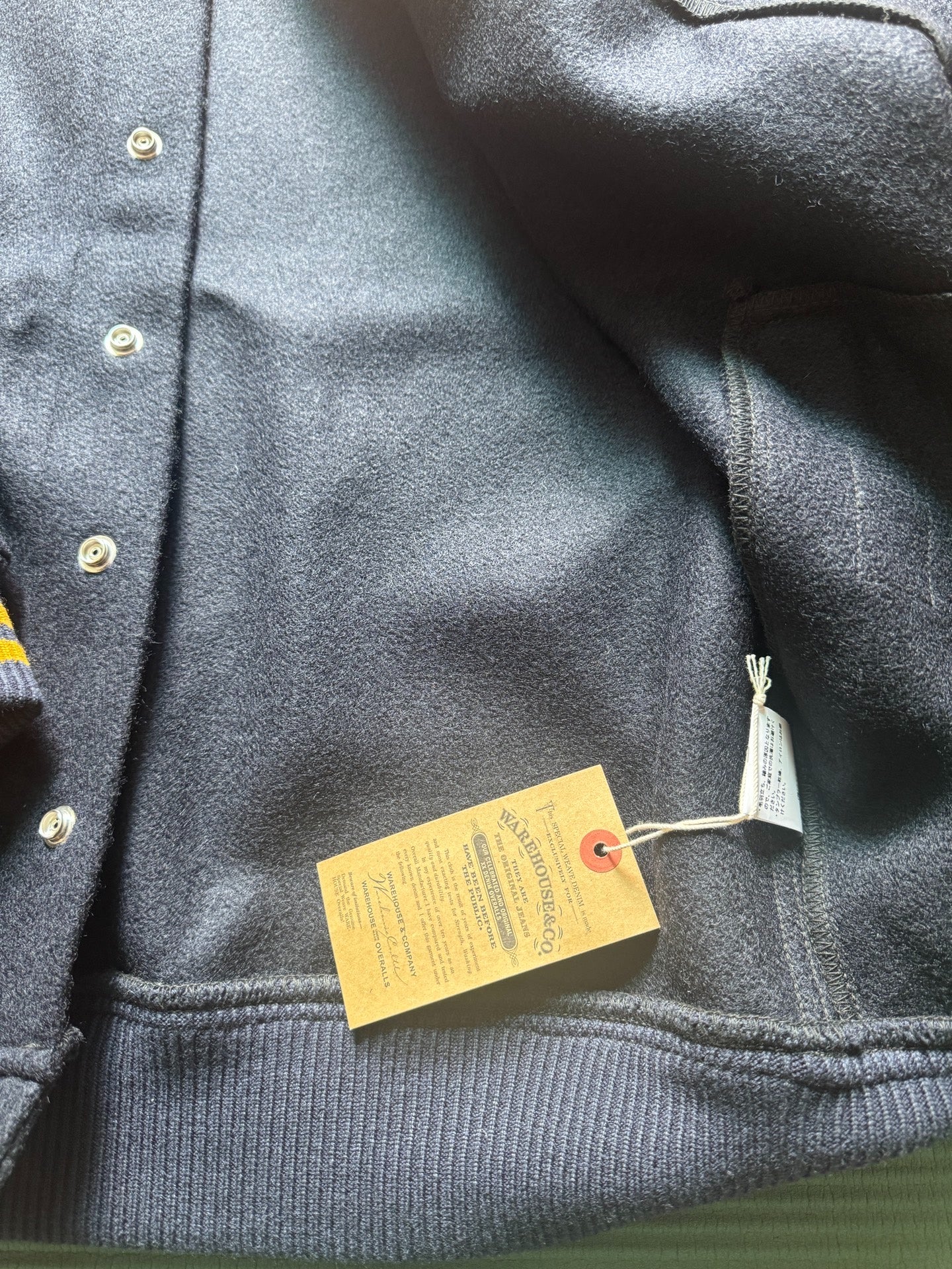 WAREHOUSE&CO. Wool Baseball Jacket 44