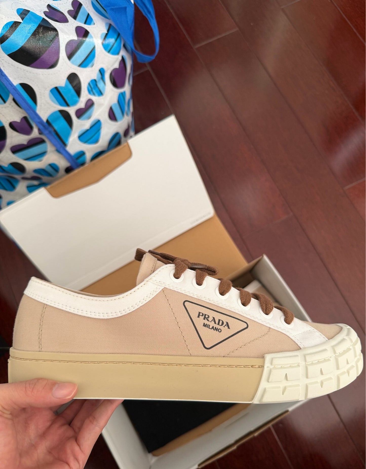 Prada Biscuit Sneakers Size 42