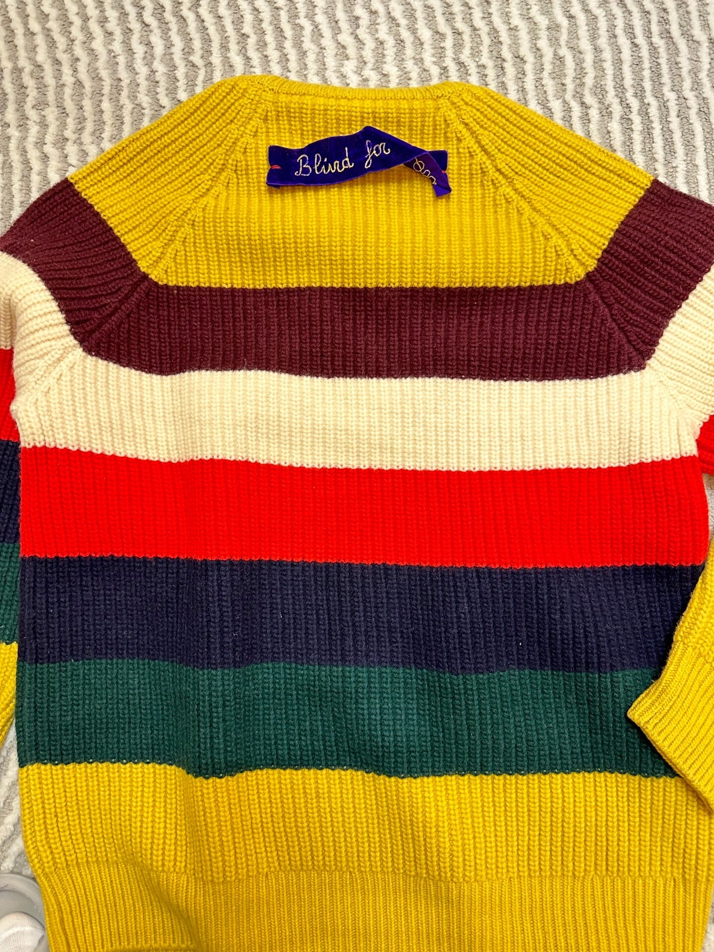 gucci striped knit sweater size M for sale
