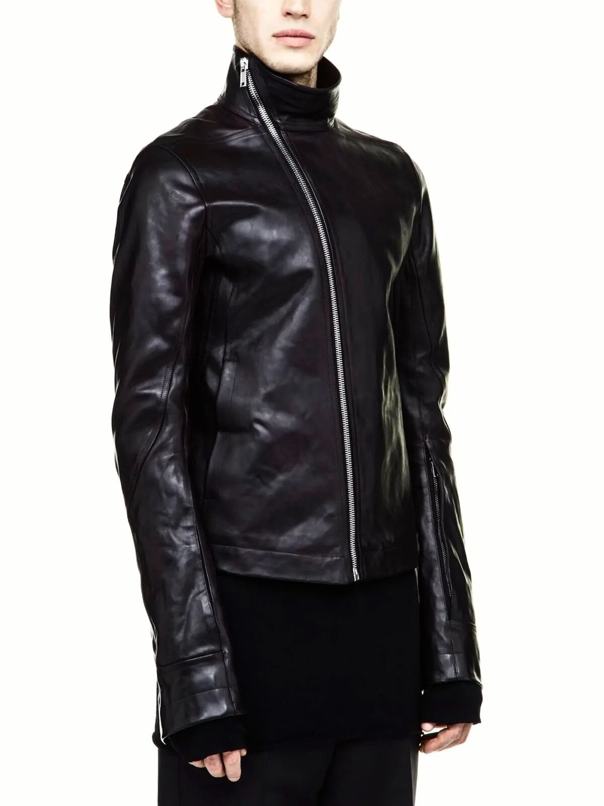Rick Owens Bauhaus Mollino Leather Jacket