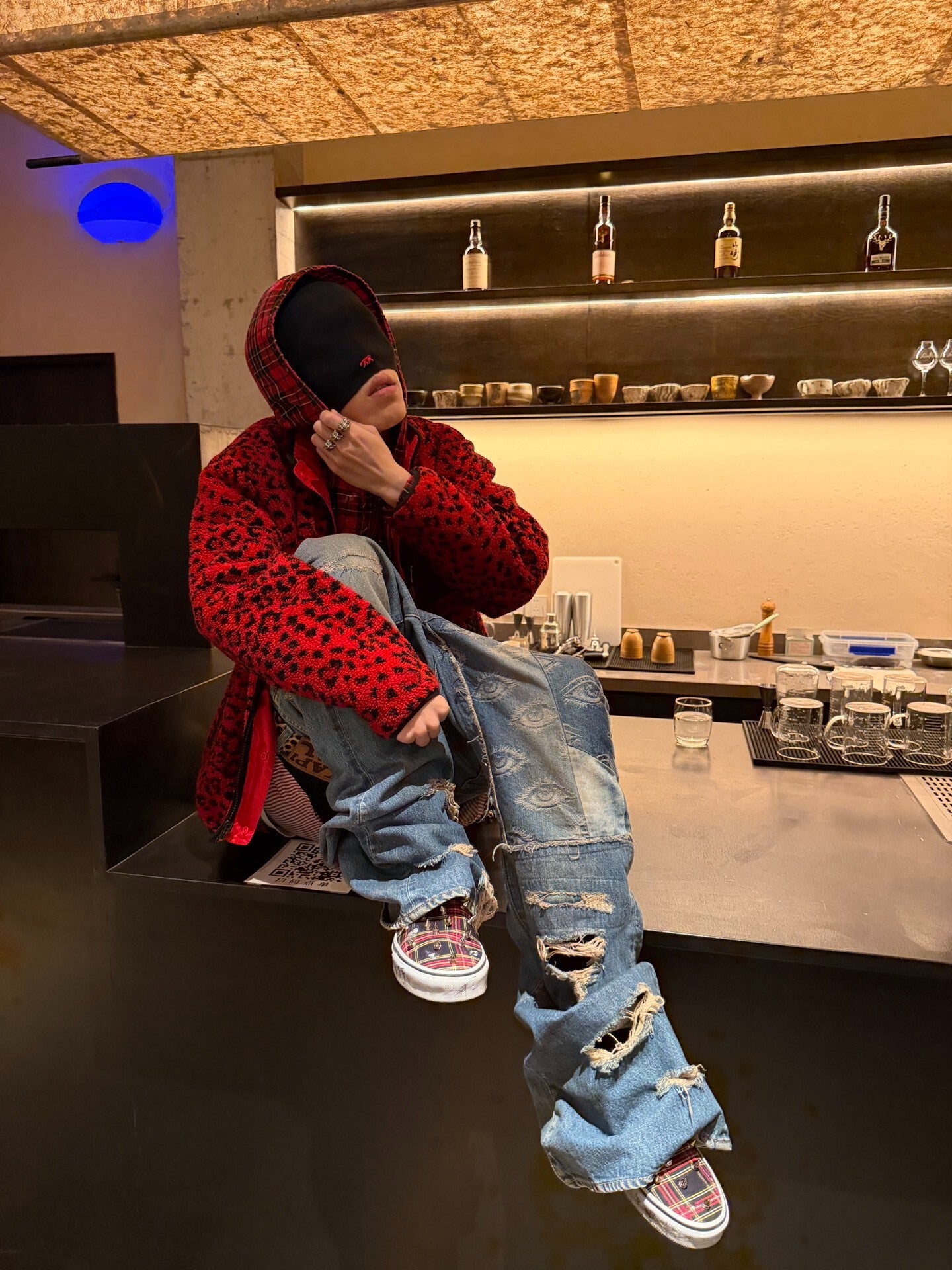 Kapital 24AW Printed Denim Jeans