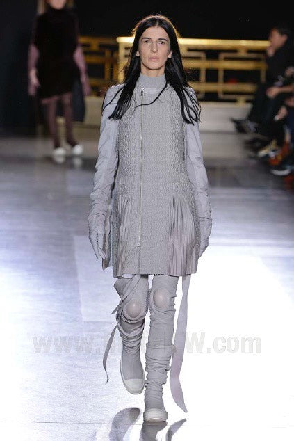 Rick Owens Cashmere Lambskin Long Jacket
