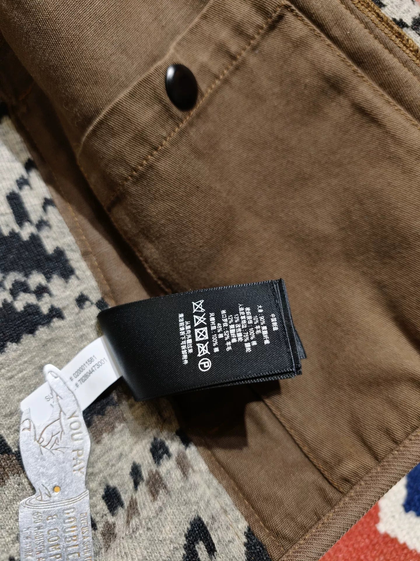 RRL Southwest Pattern Fleece Hoodie Size S