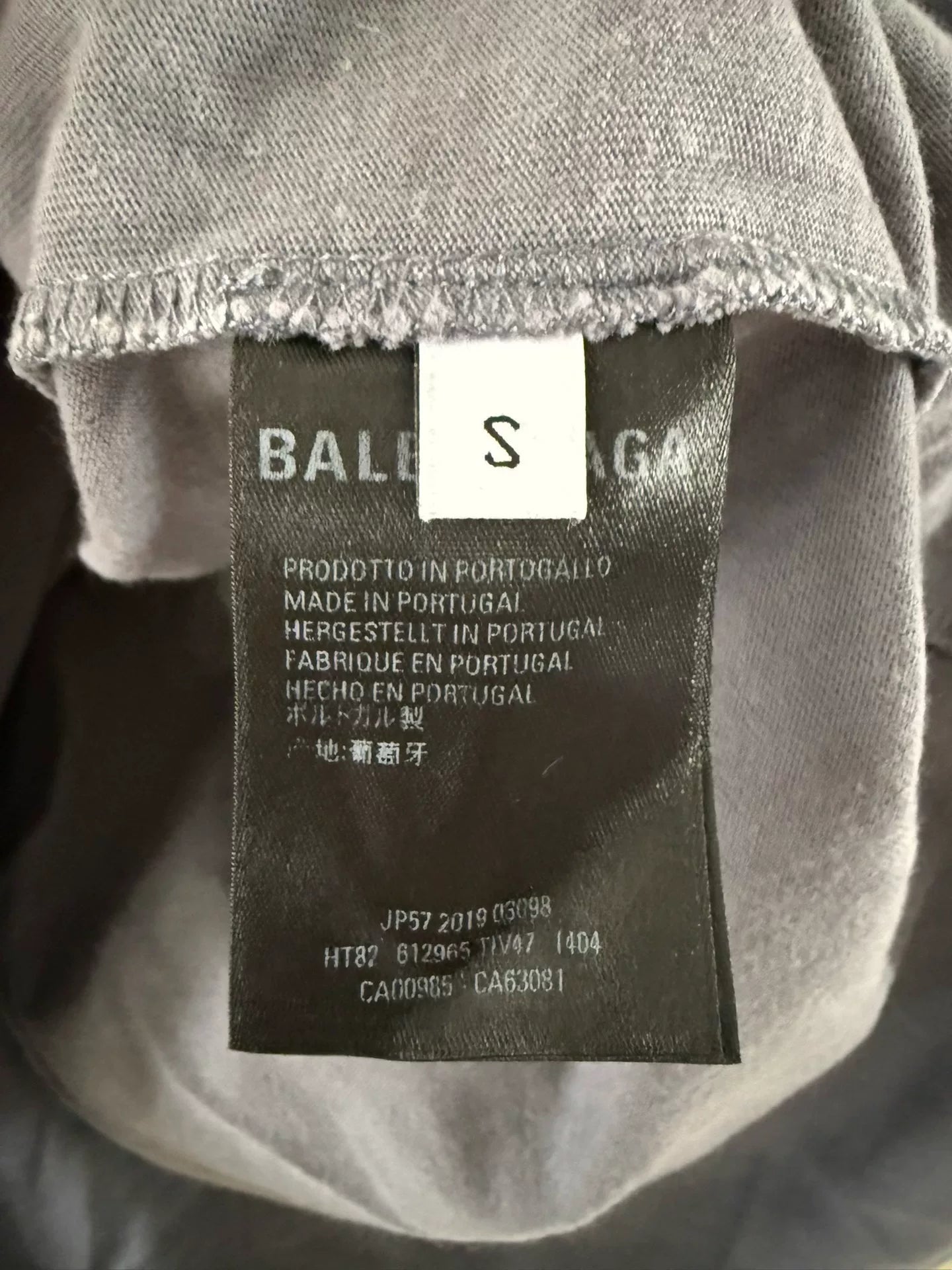 balenciaga short sleeve graphic t-shirt size s