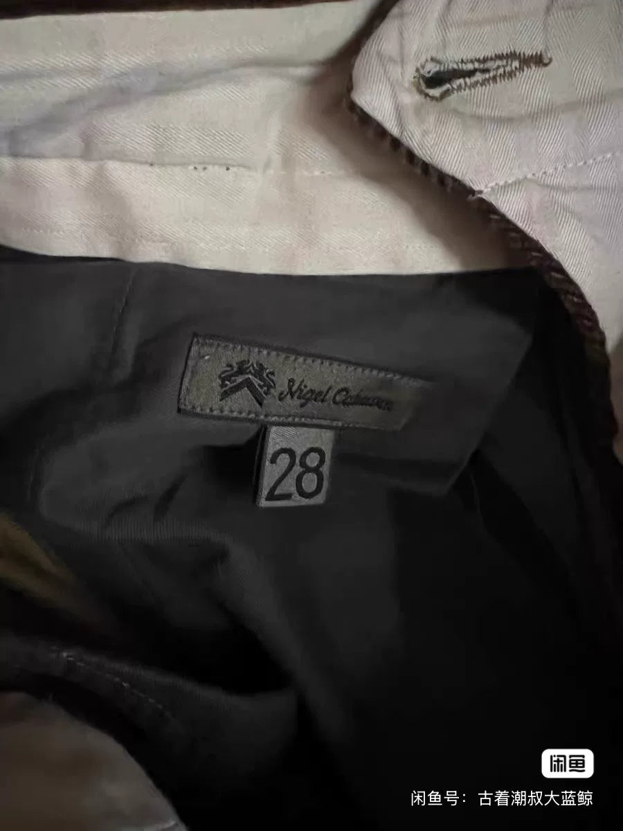 Nigel Cabourn Corduroy Strap Pants Size 28