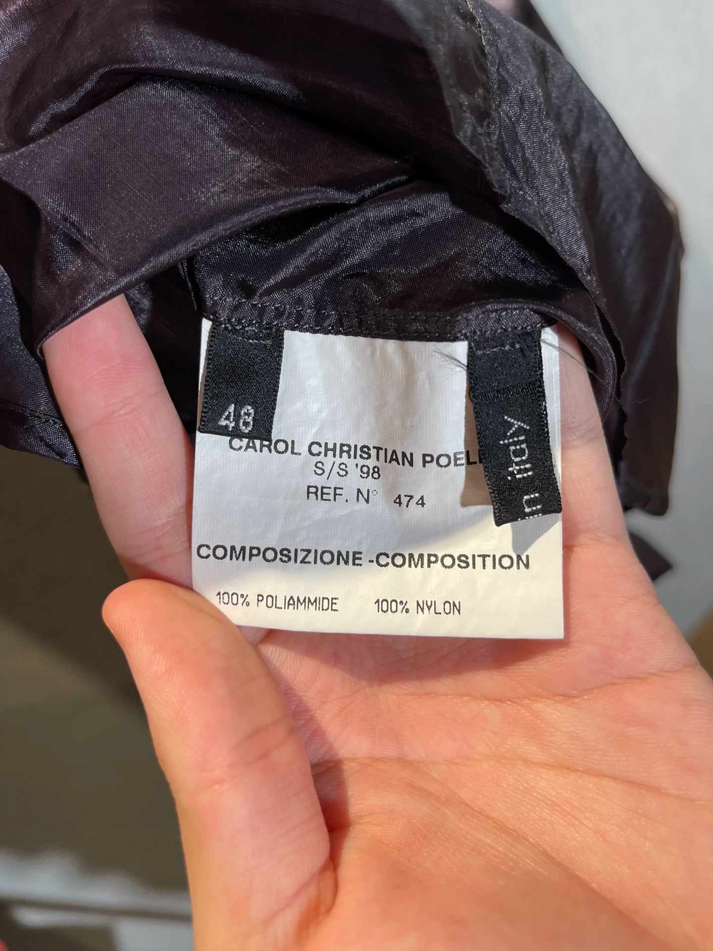 carol christian poell silk shirt in purple