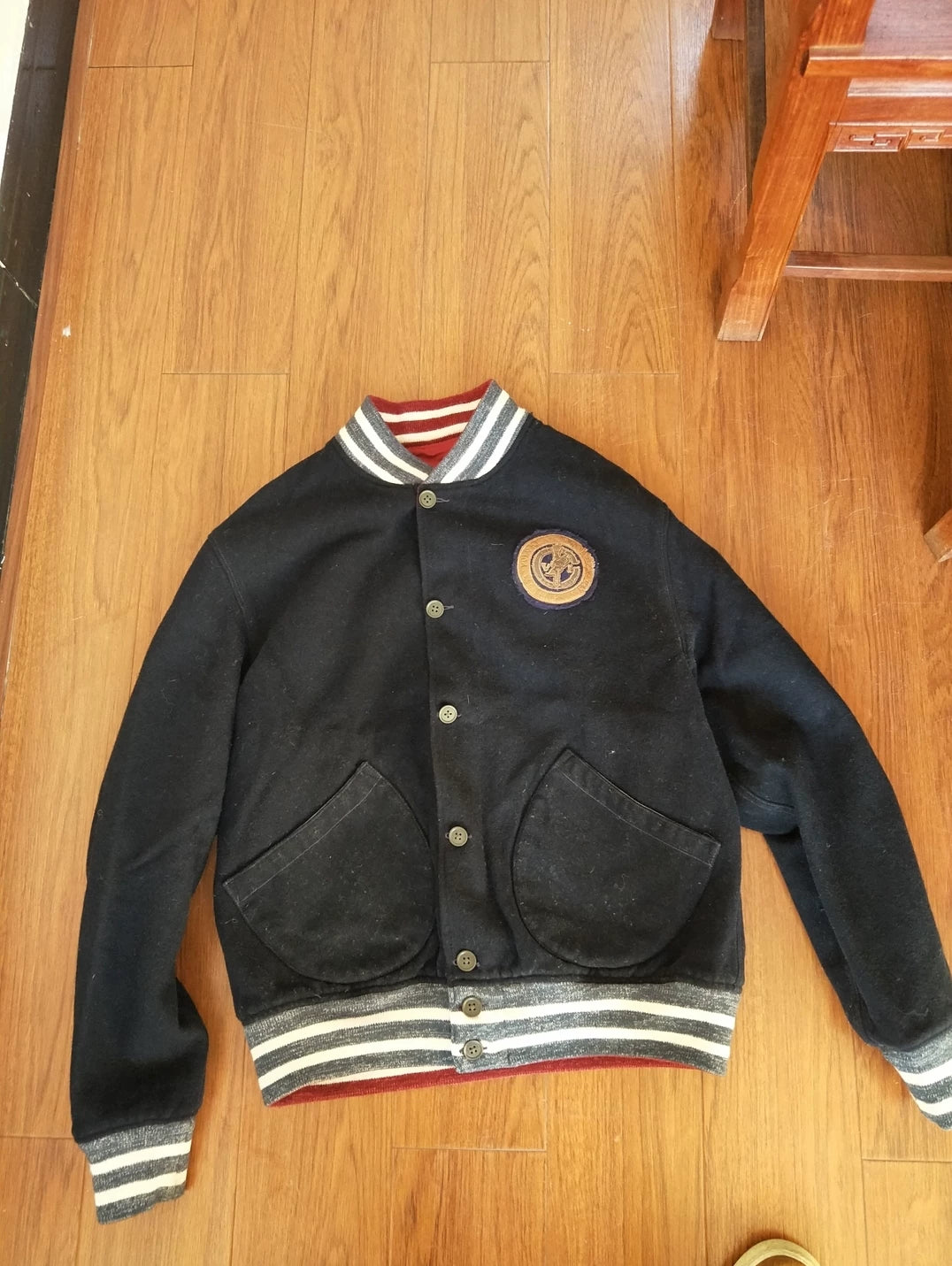 RRL Ralph Lauren Vintage Wool Reversible Jacket