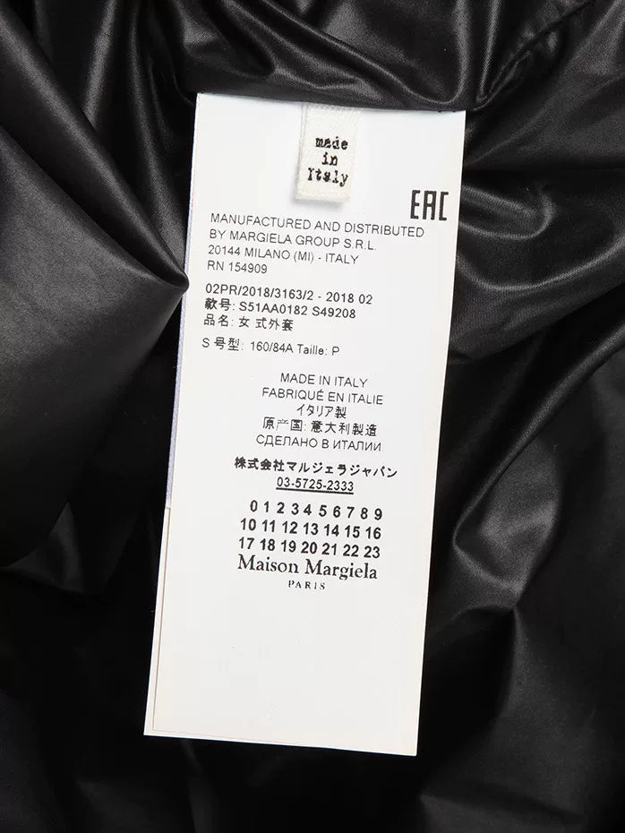 Maison Margiela Gray Puffer Coat