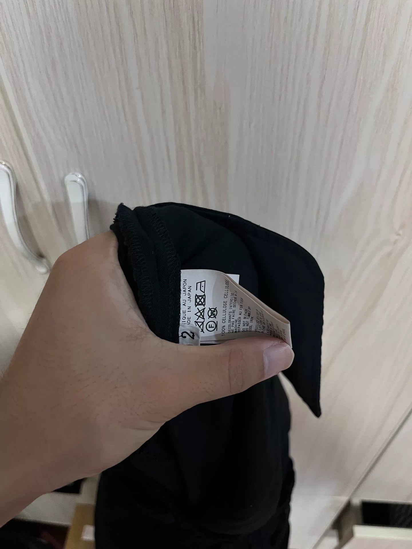 Yohji Yamamoto Black Crow Pants 22SS