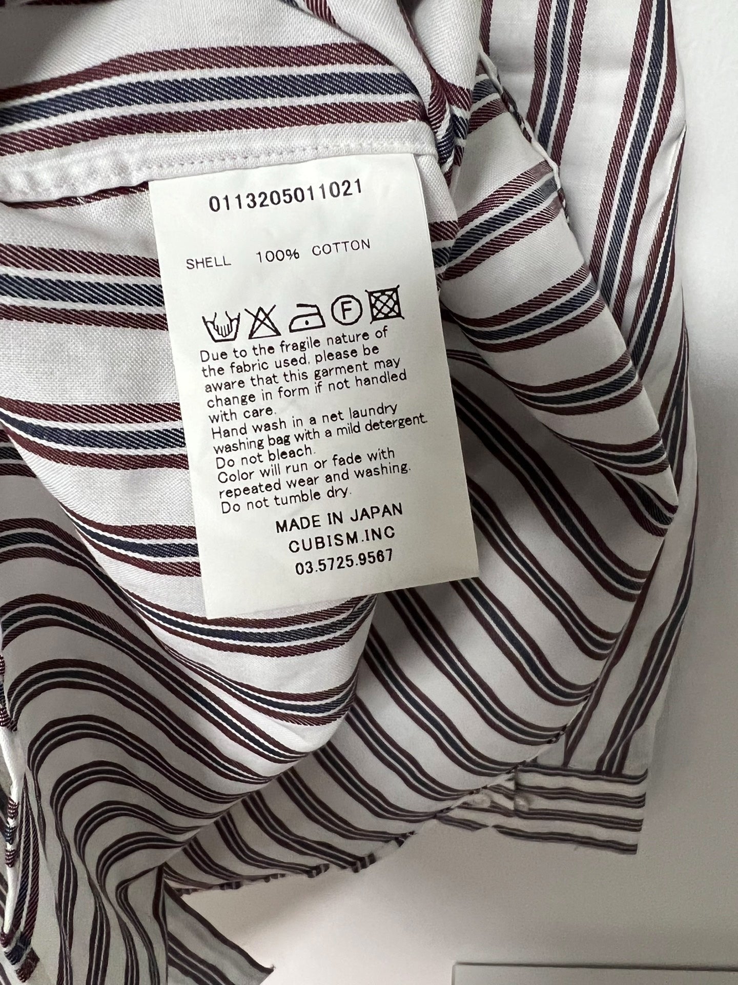visvim v+v b.d Striped Shirt