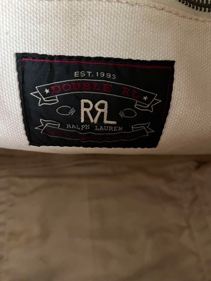 RRL Vintage Canvas Nautical Tote Bag