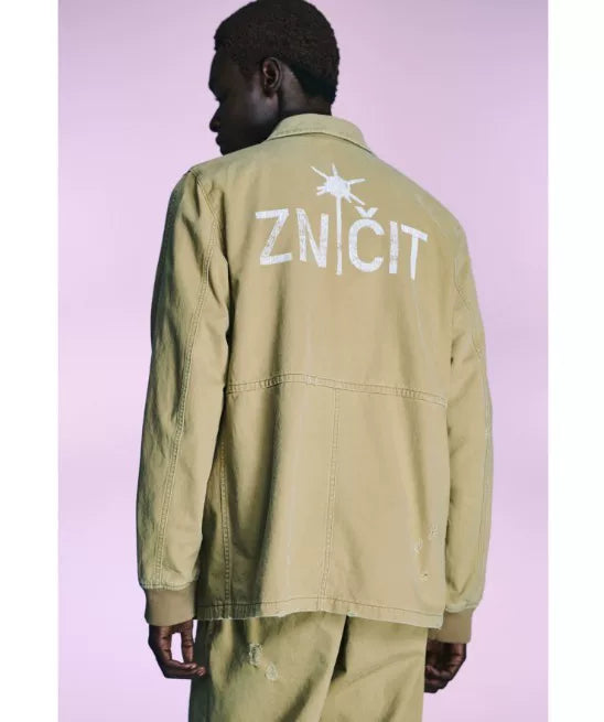UNDERCOVER 24AW Distressed Retro Back Print Jacket