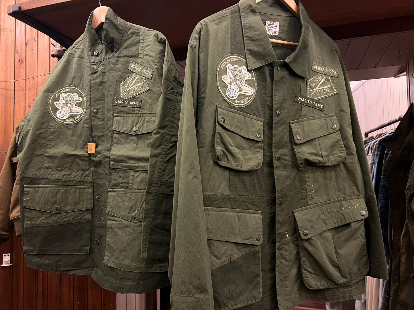 Porter Classic OHARIKO ARMY Patchwork Jacket
