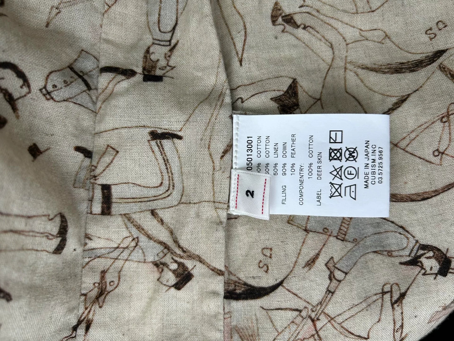 visvim 101 DOWN JKT ONE WASH