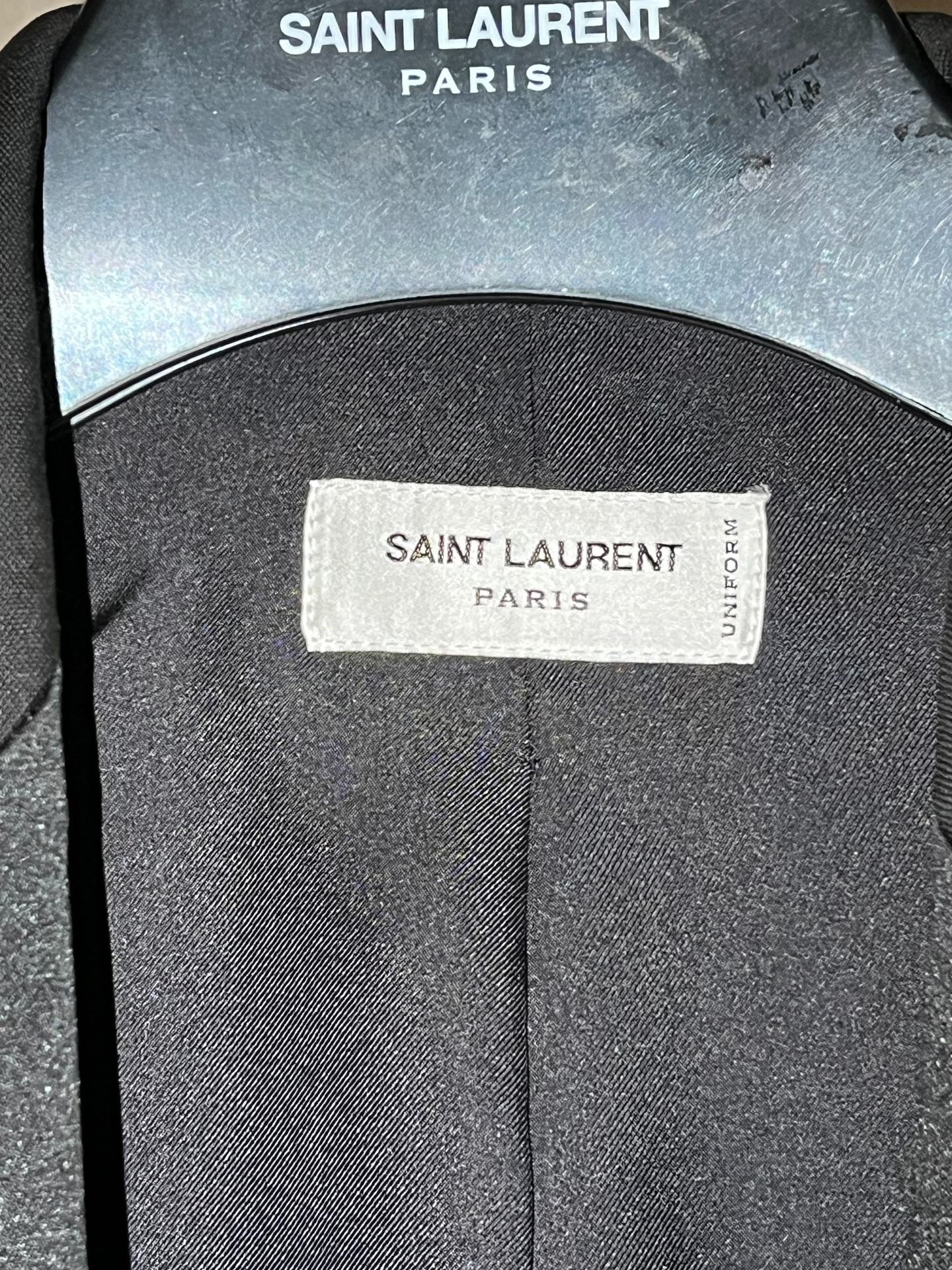 Saint Laurent 21FW Black Smoking Blazer