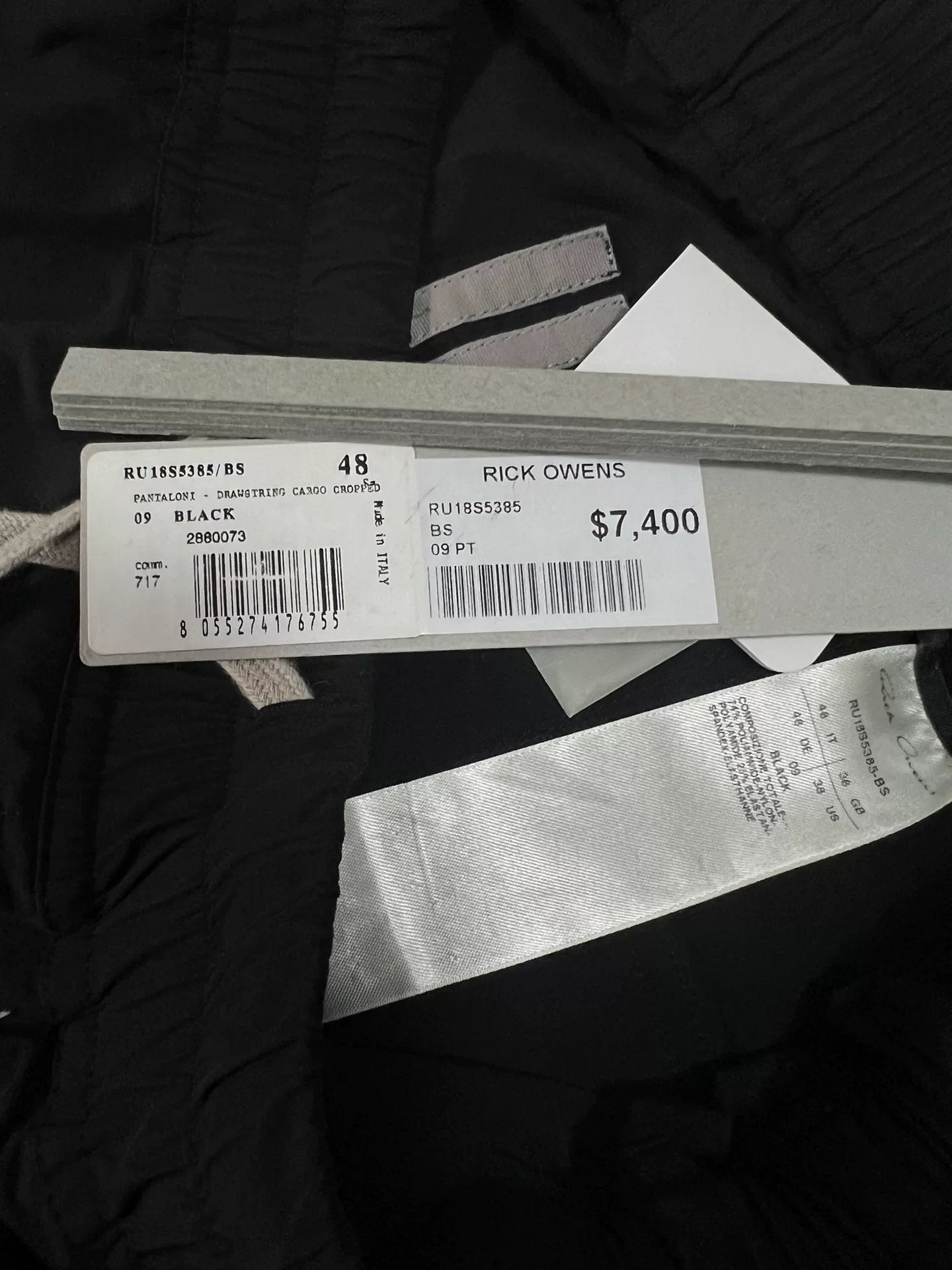 Rick Owens Cargo Drop-Crotch Pants