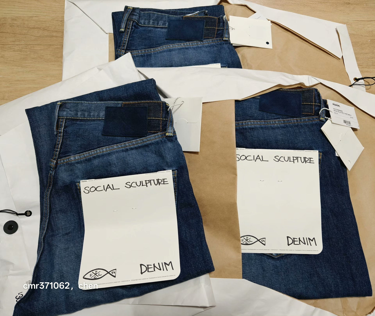 VISVIM 25AW SPOT SOCIAL SCULPTURE 01 WIDE DMGD-5