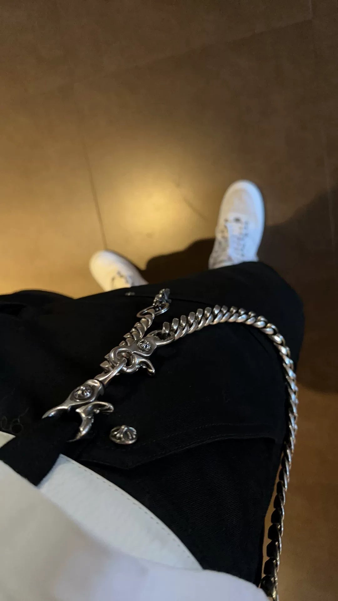 Chrome Hearts Fancy Sword Lobster Clasp Keychain