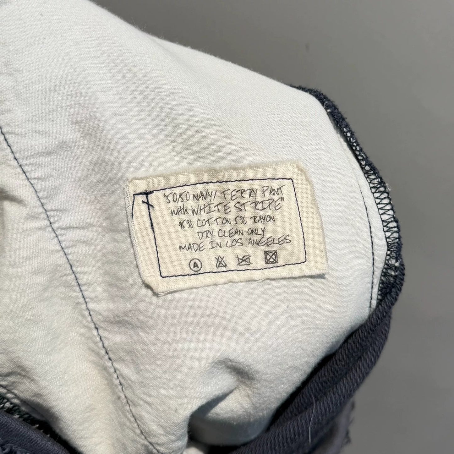 Handmade Distressed Long Pants by Greg Lauren