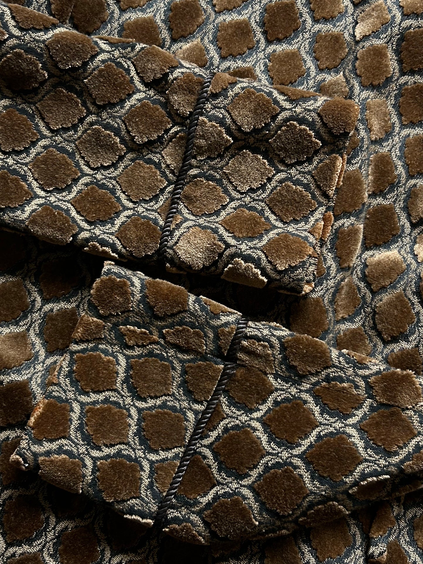 number nine stylish patterned long coat