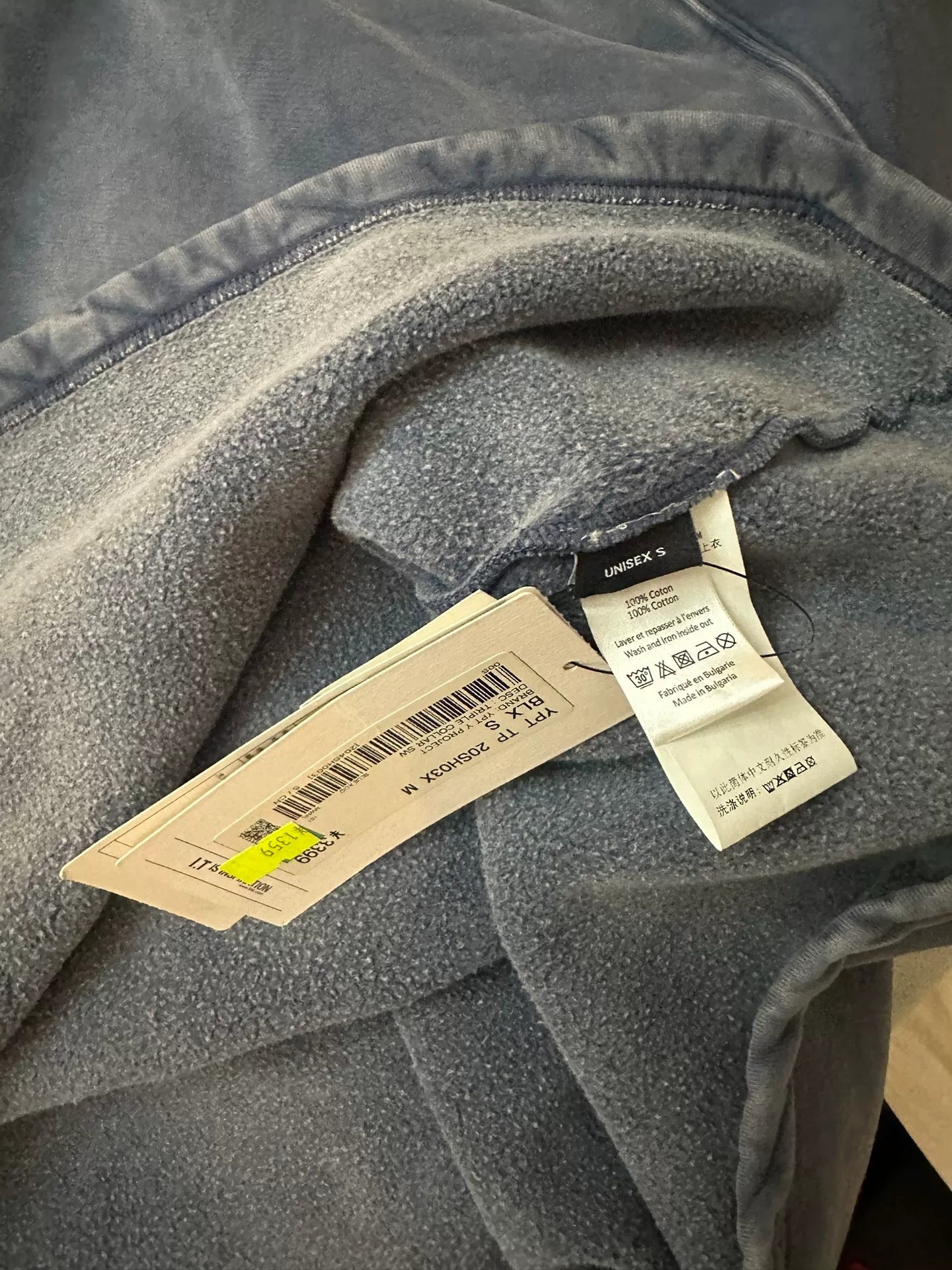 y/project oversized crewneck sweatshirt