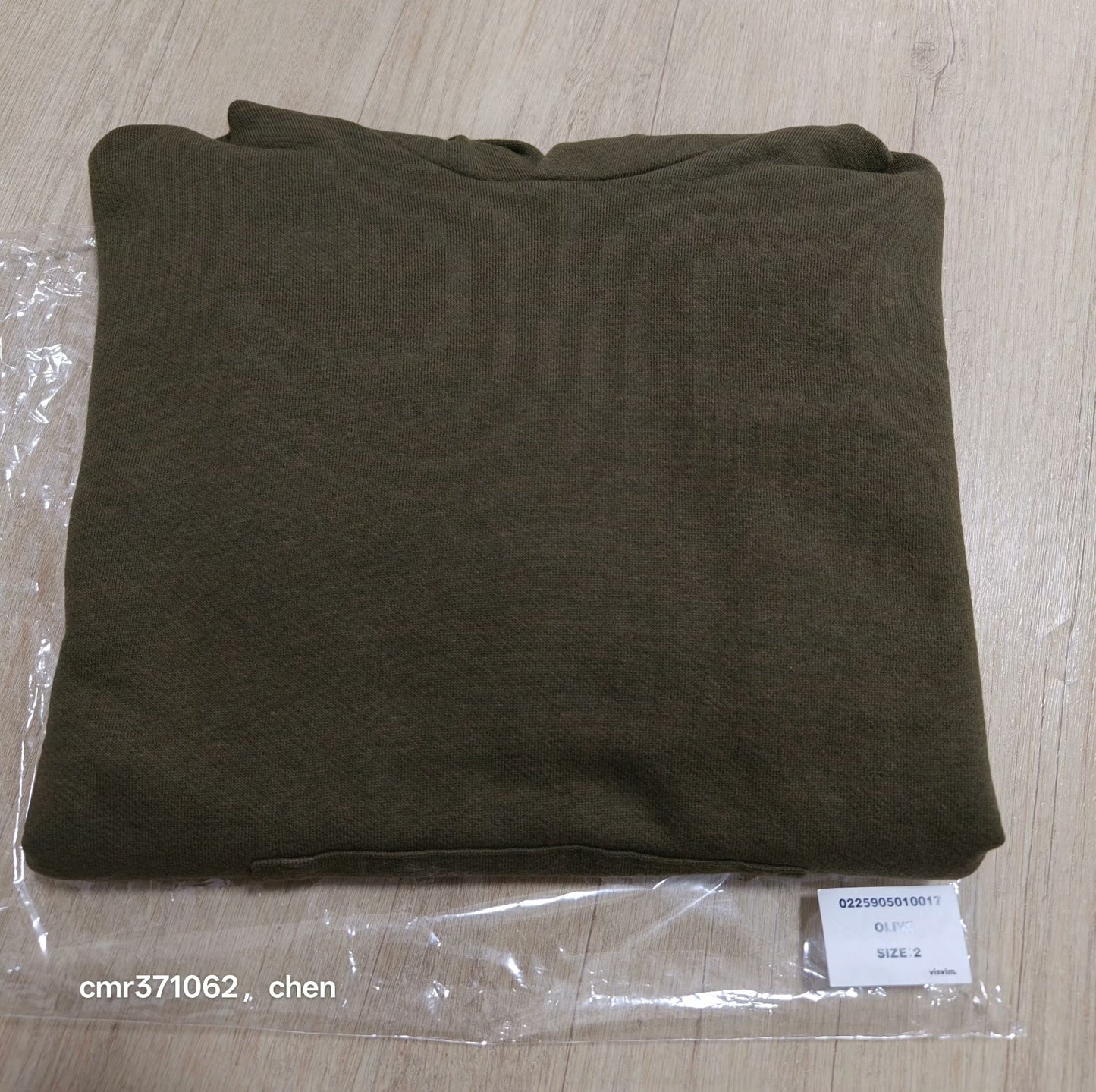 VISVIM 25 ICT JUMBO SB HOODIE P.O