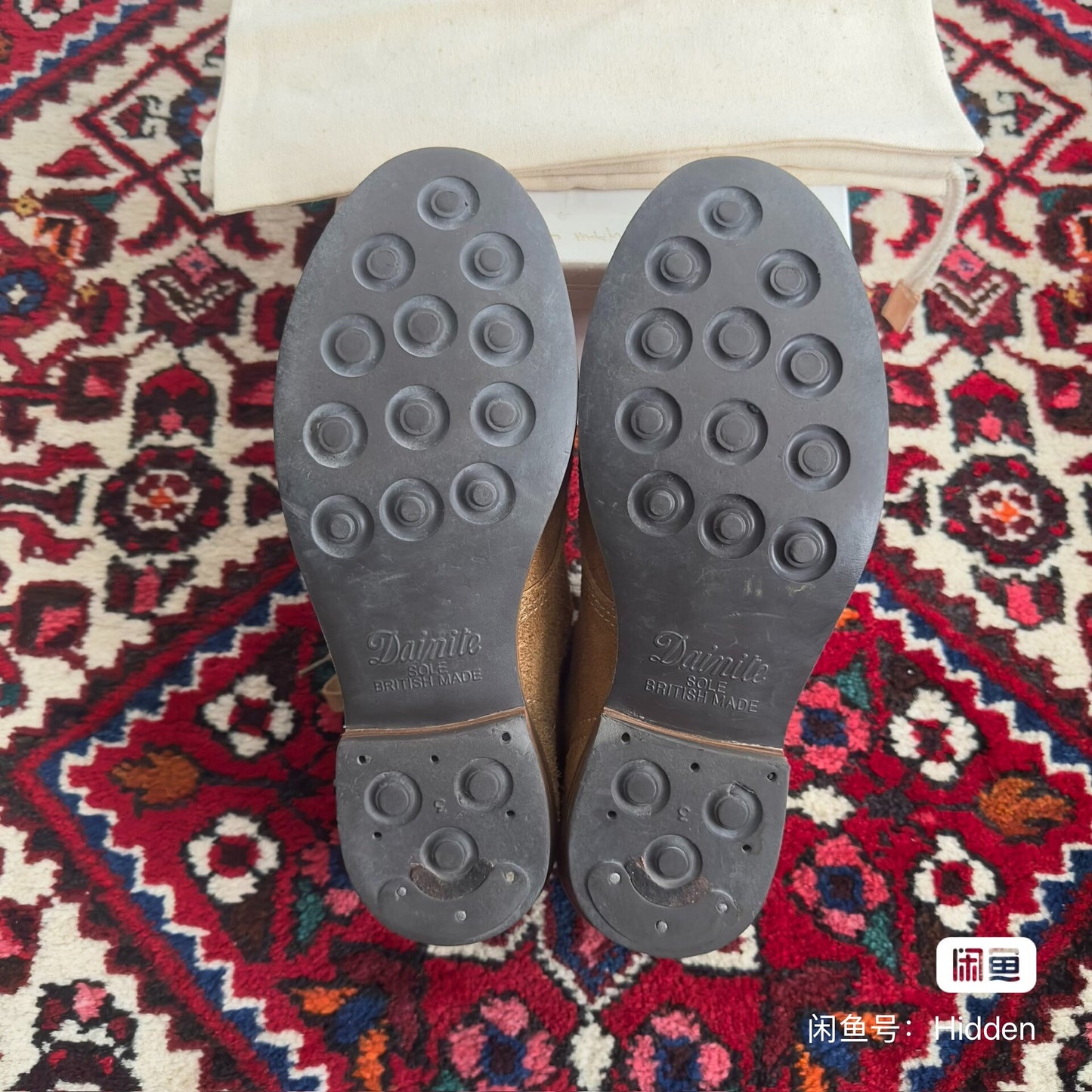 Visvim Brigadier Boots in Camel Color