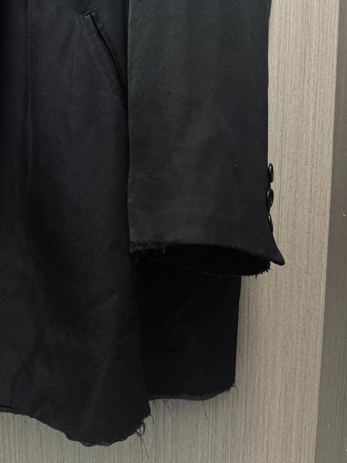 Yohji Yamamoto Silk Hooded Coat